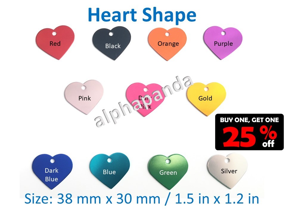 Custom Engraved Personalized Pets Names Tags IDs Dogs Cats Collars Charms 2-SIDE