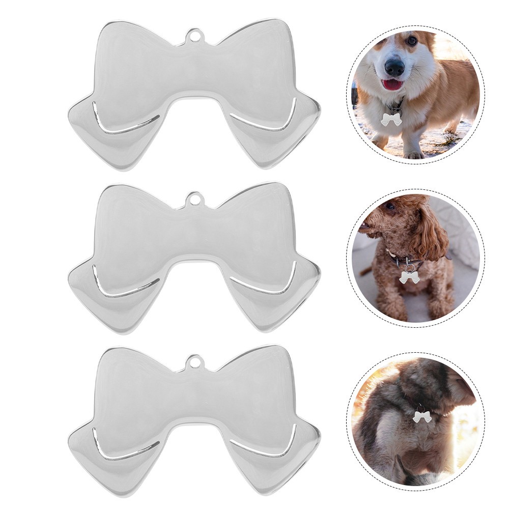 5 Pcs Puppy Name Tag Dog Id Tags for Pets Accessories Collar Dogs