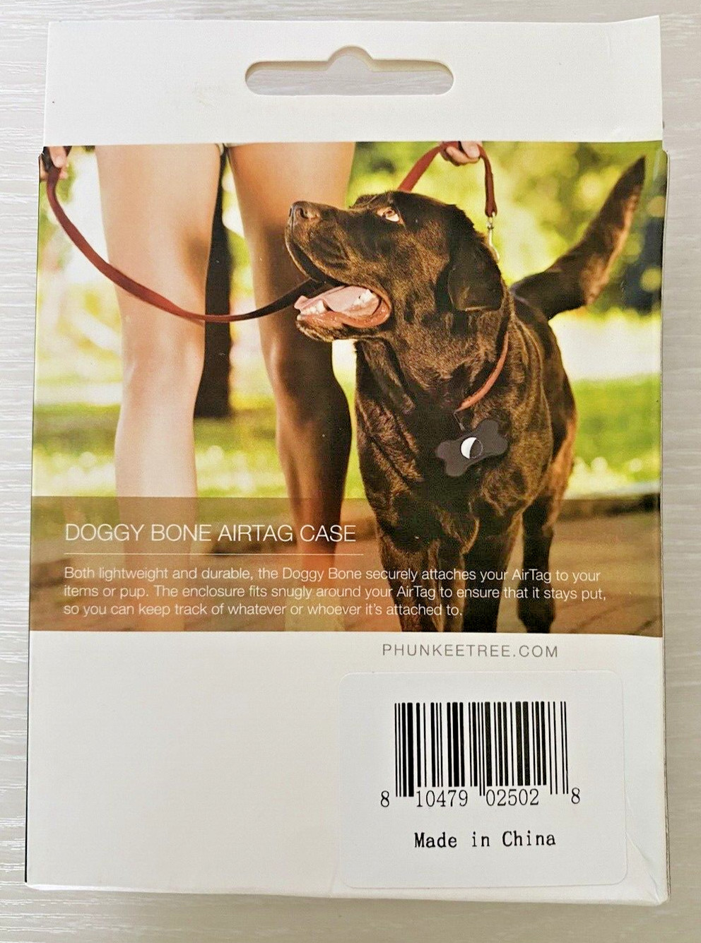 Doggy Bone Air Tag Case Securely Attaches Airtag To Items Or Dog Pup