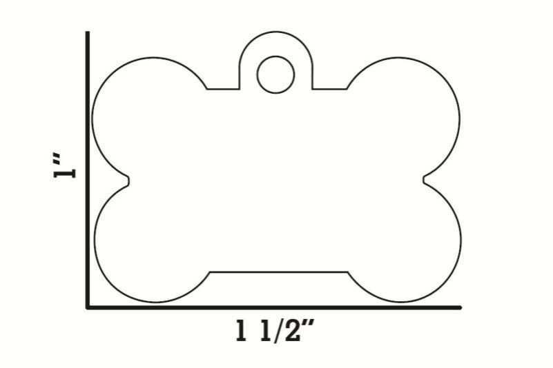 Dog Bone CUSTOM PERSONALIZED PET ID TAG Unique Charm Polka dot Pink cute unique