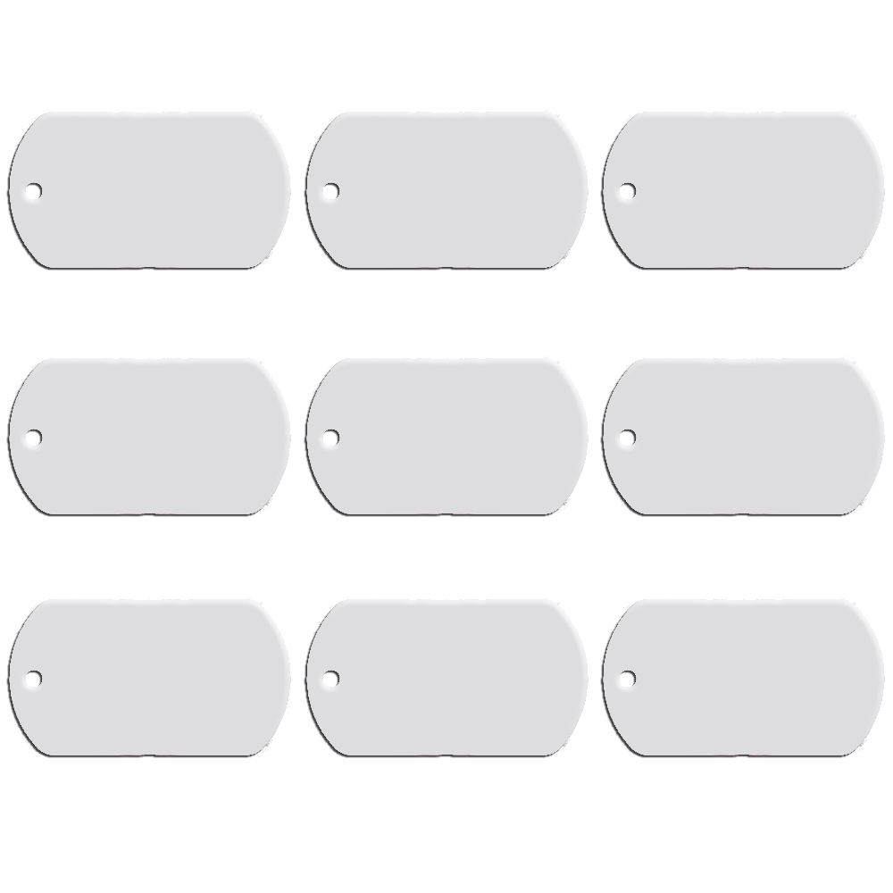Rectangle Aluminum Dog Tag Multi‑Color Pet ID Name Tags For Dog Cat Accessory