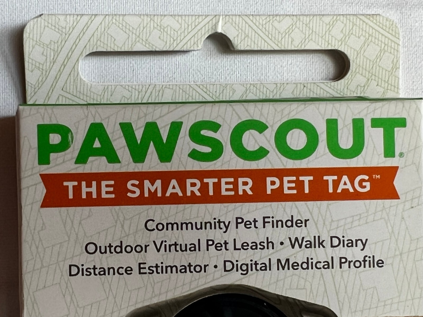 PAWSCOUT The Smarter Pet Tag Community Pet Finder Virtual Pet Leash BRAND NEW