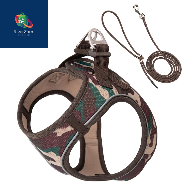 Reflective Harness and Leash Set for Dogs and Cats – Adjustable and Comfortable