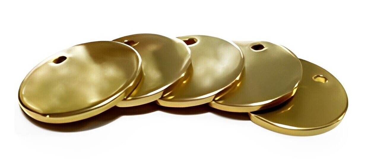 Pet Tag,Deep Engraved Brass Tags,Custom Personalized Pet Tag ID Cat Dog Name Tag