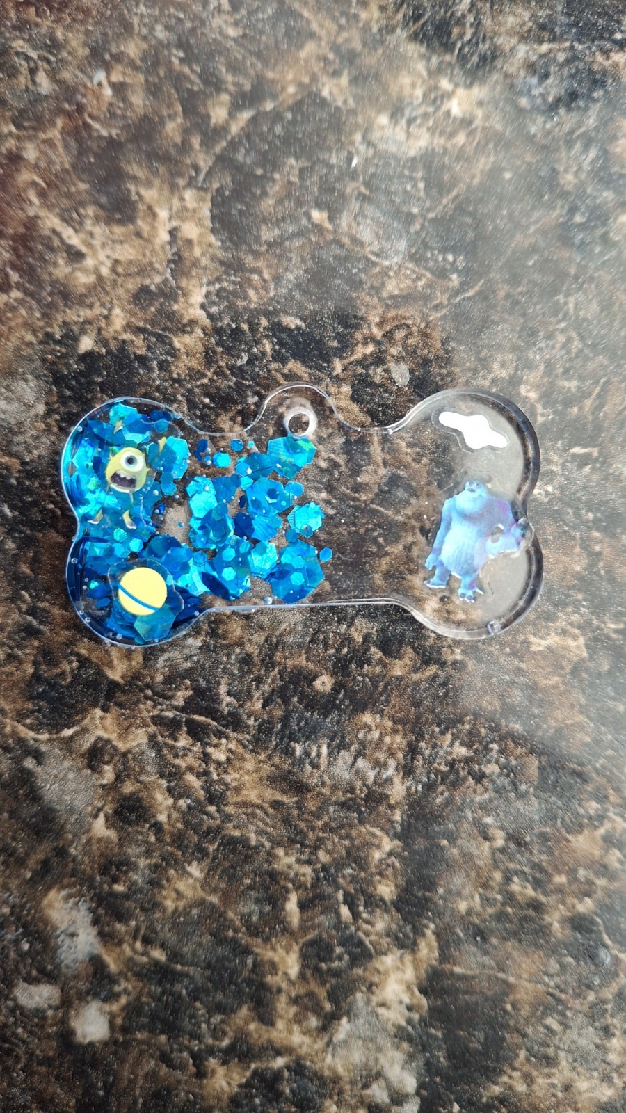 Resin Tag Dog Monster inc