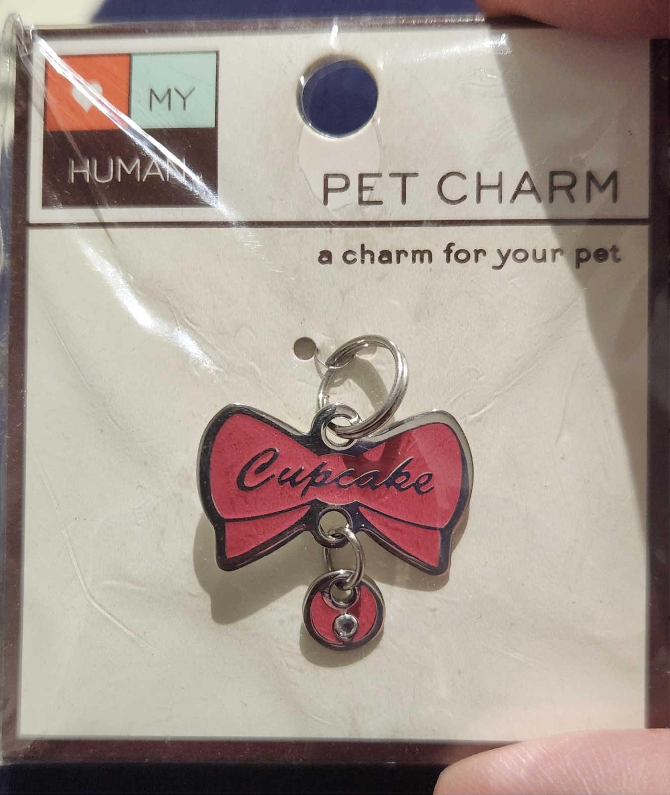 Pet Collar Charms I LOVE MY HUMAN Pet Charms