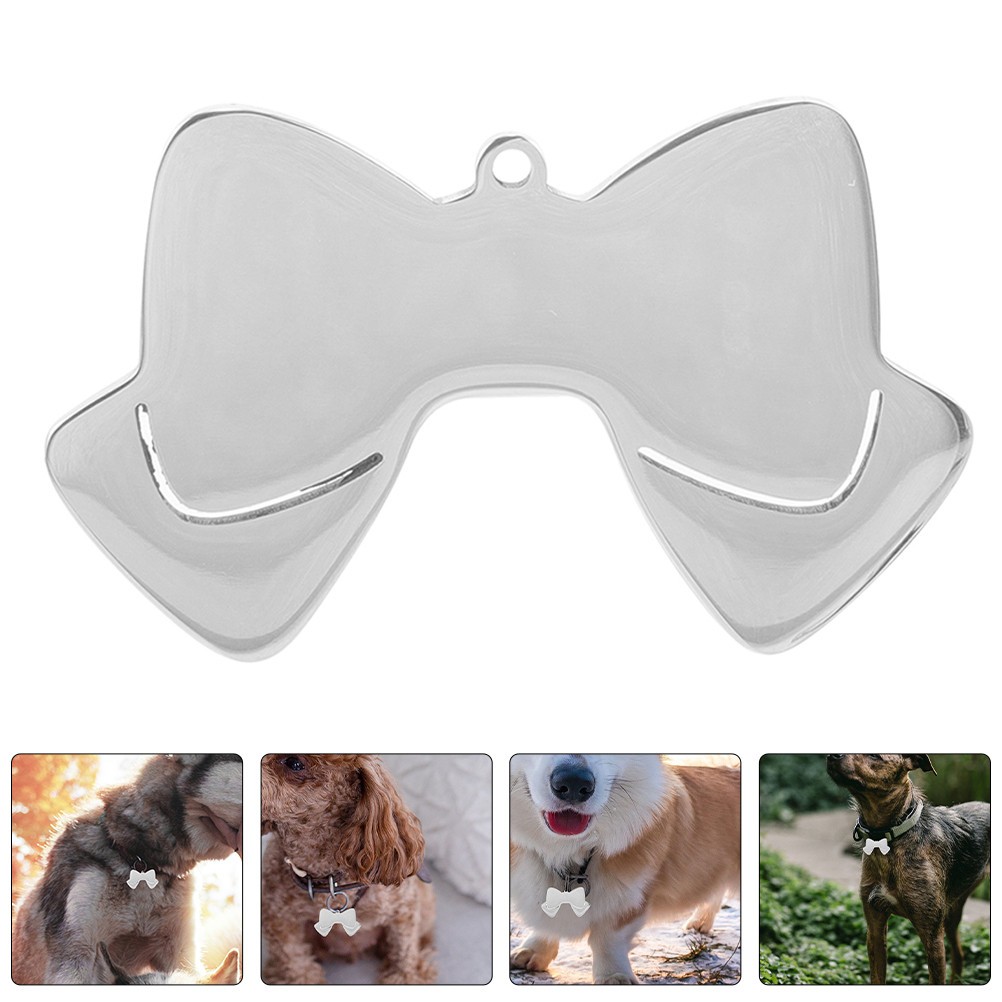 5 Pcs Puppy Name Tag Dog Id Tags for Pets Accessories Collar Dogs
