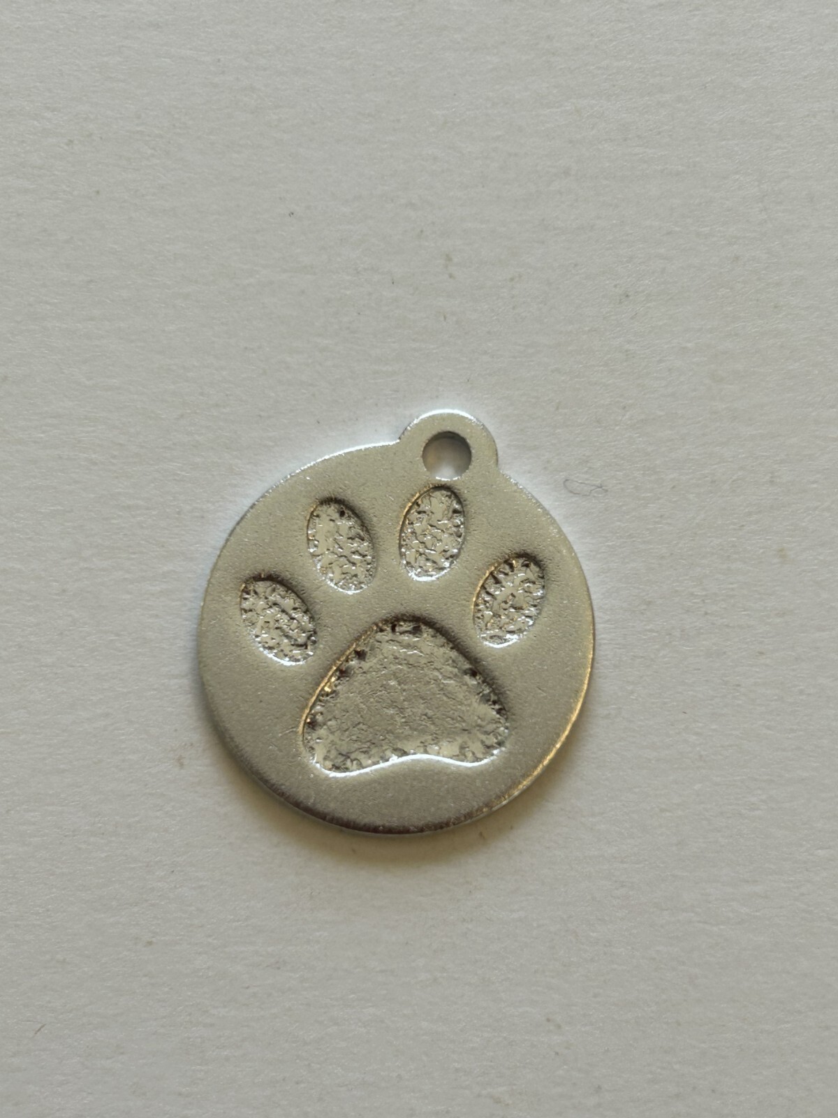 Custom Engraved Personalized Paw Print Pet ID Tag-2 Sizes-10 Color Choices
