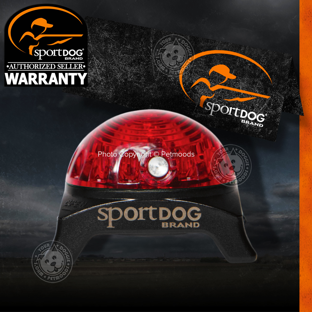 SportDOG Locator Dog Pet Collar Safety Beacon Red Light Adapter Carabiner Clip