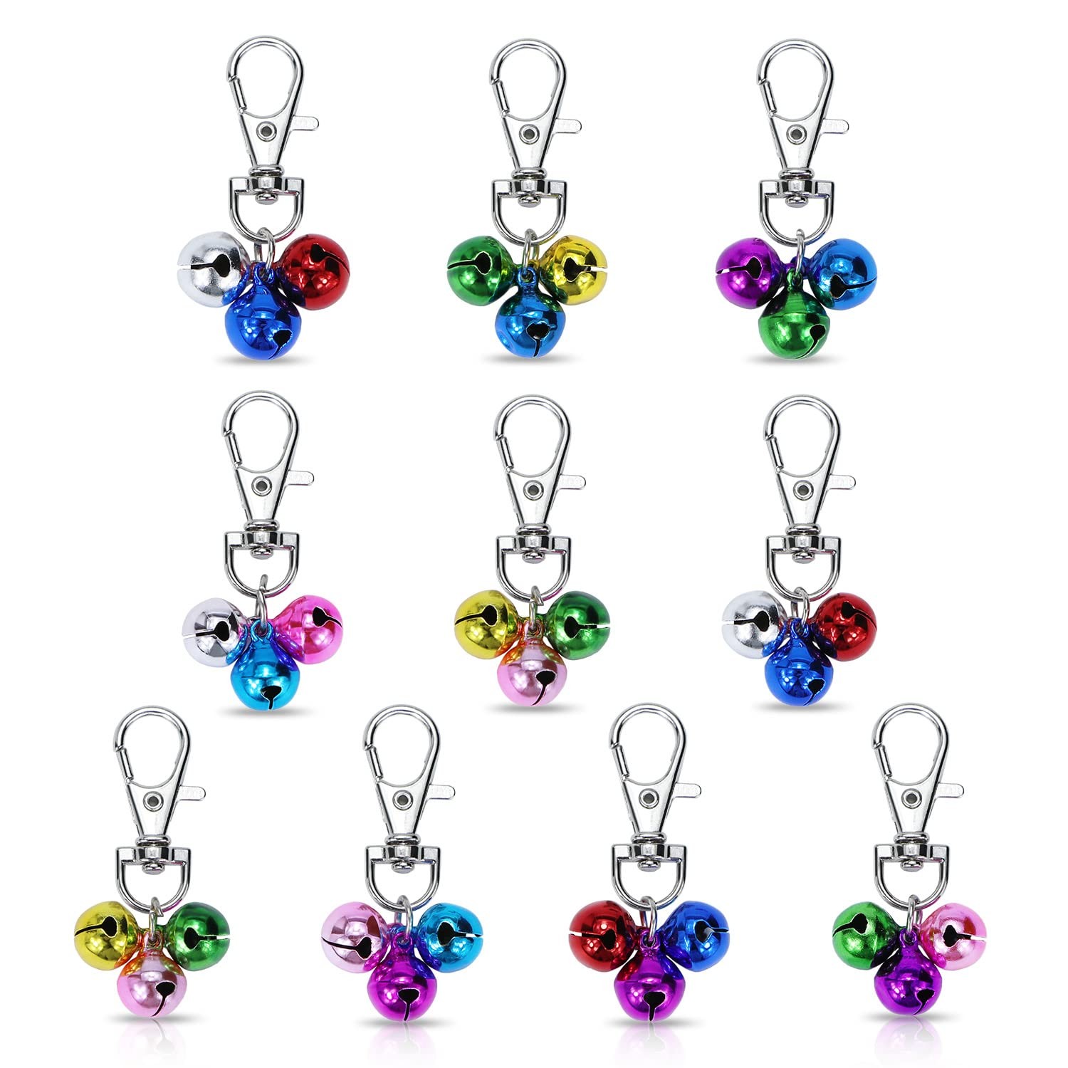 Cat Collar Bells Loud Dog Bell Training Charm Pendants for Pet Puppy Kitty Neckl