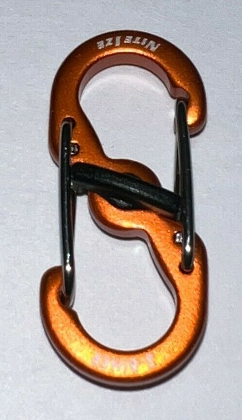 Nite Ize MINI S-BINER® MICROLOCK® ALUMINUM – Choice of 7 COLORS