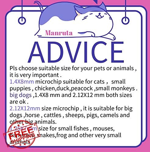 Manruta Bioglass ID Tag Injectable 1 Pack Large