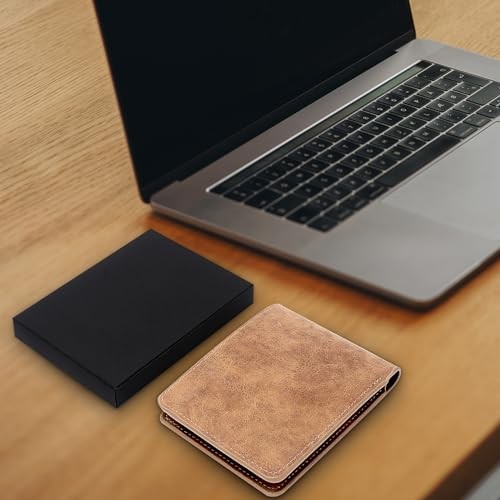 THTCSQ To My Son Gifts,Leather Wallet for Men,Engraved Wherever you Son