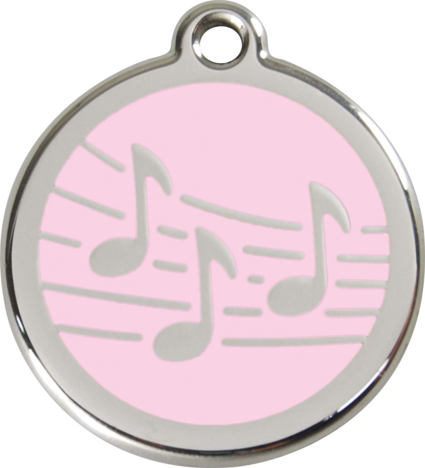 Steel Red Dingo Musical ID Dog Tag Black Purple Blue Green Yellow Red Pink