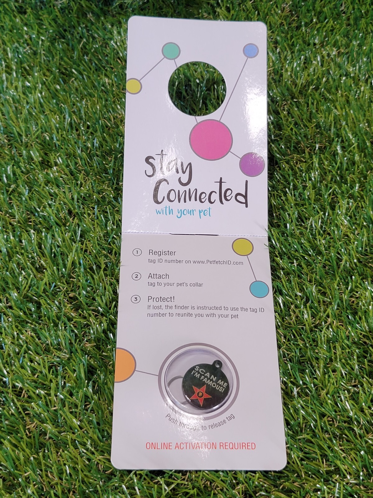 Pet Fetch Smart Pet Tags Lost Pet Retrieval System NEW