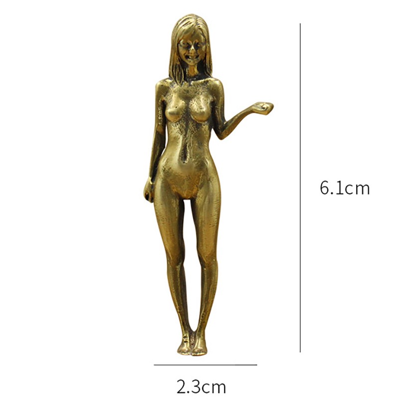 Brass Beauty Copper Ornaments Antique Hand Grips Bare Hand Model Plaything