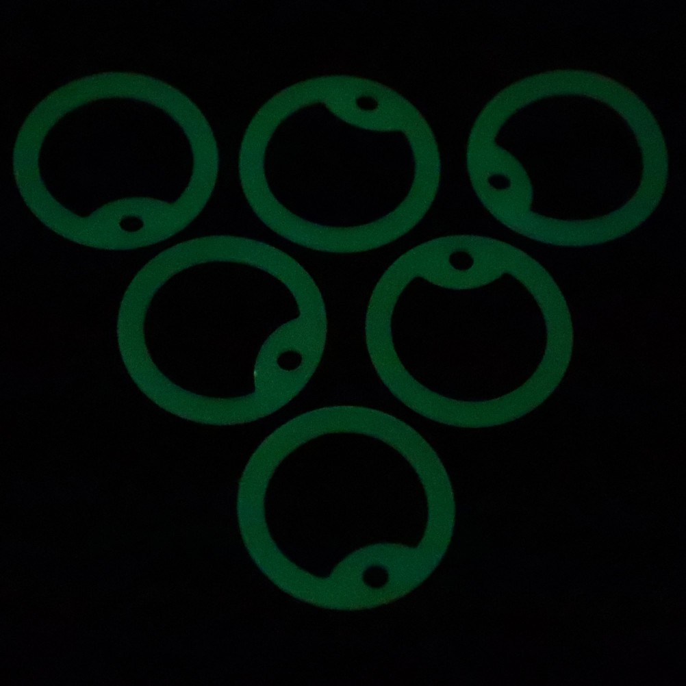 6 Pcs Sound Absorbing Dog Tag Sleeve Identification Cover Protector