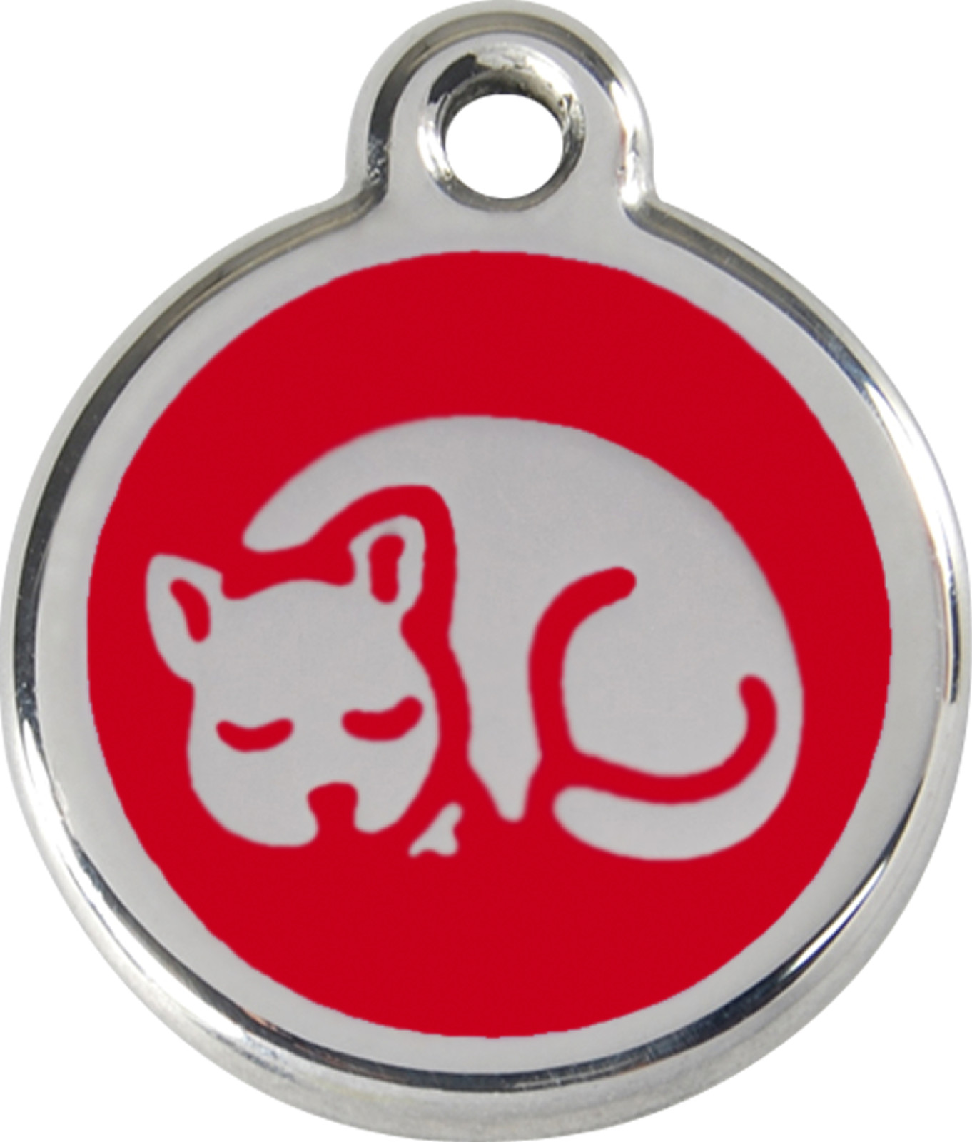 Stainless Steel Red Dingo Small Cat ID Tag Red Purple Blue Green Pink Yellow