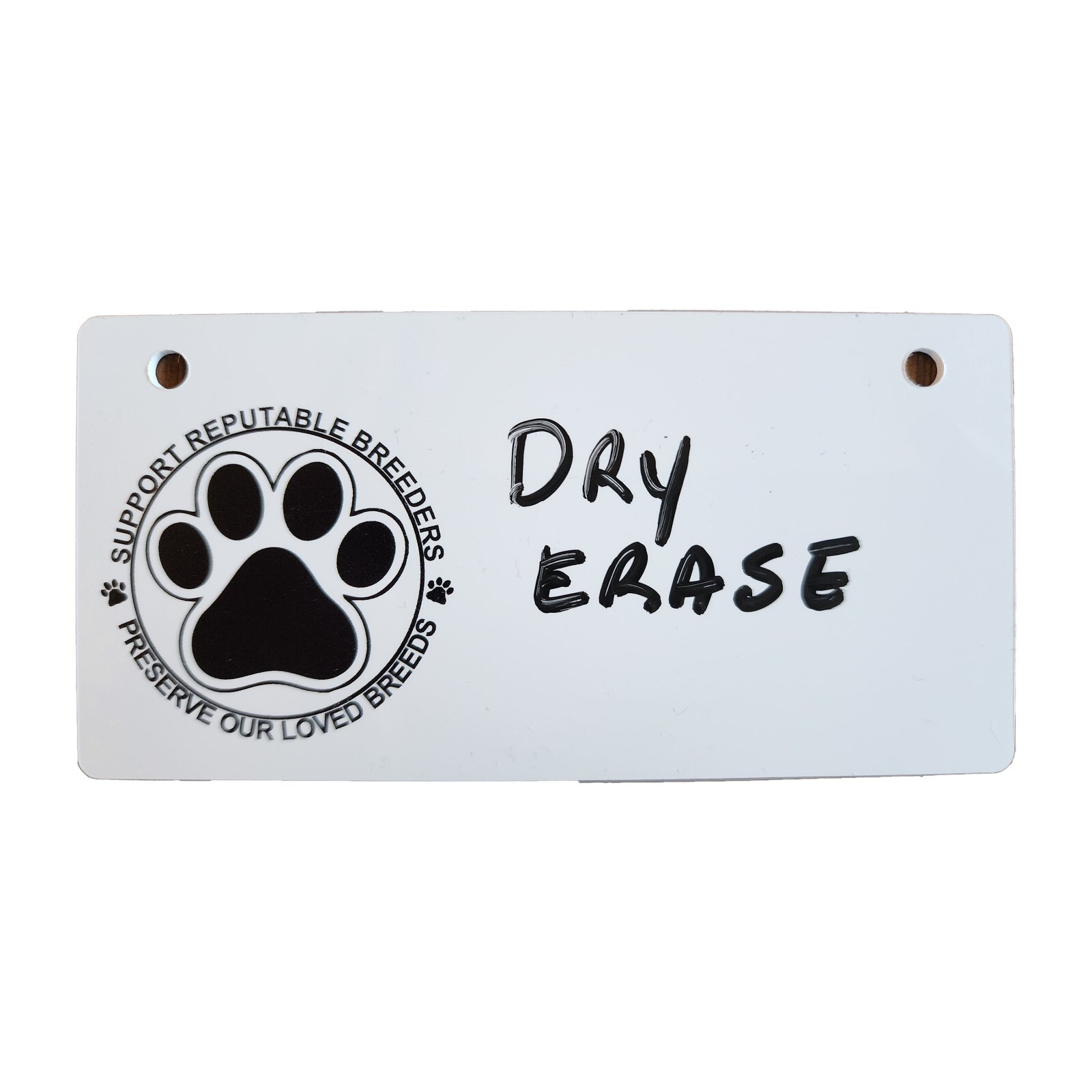 5 inch x 2.5 inch Dry Erase Crate Tag – 10 Design Choices