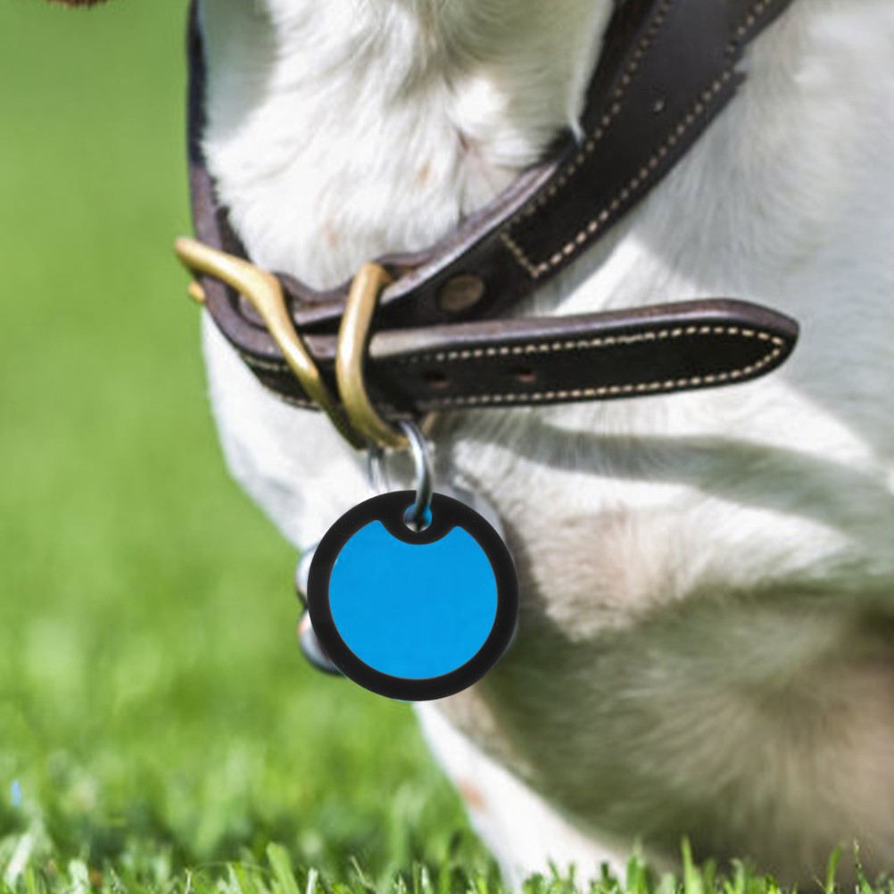 15Pcs Durable Silicone Dog Tag Silencers for Pets Black Noise Reduction