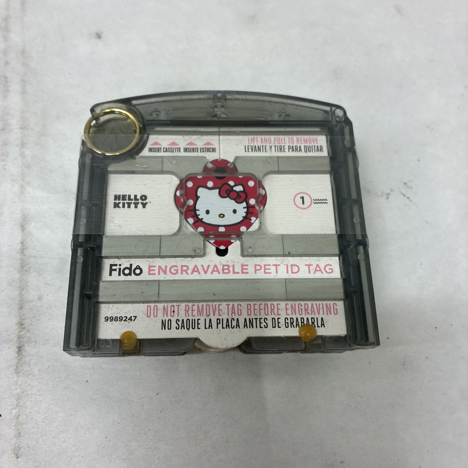 FIDO engravable Pet I.D. Tag – Hello Kitty