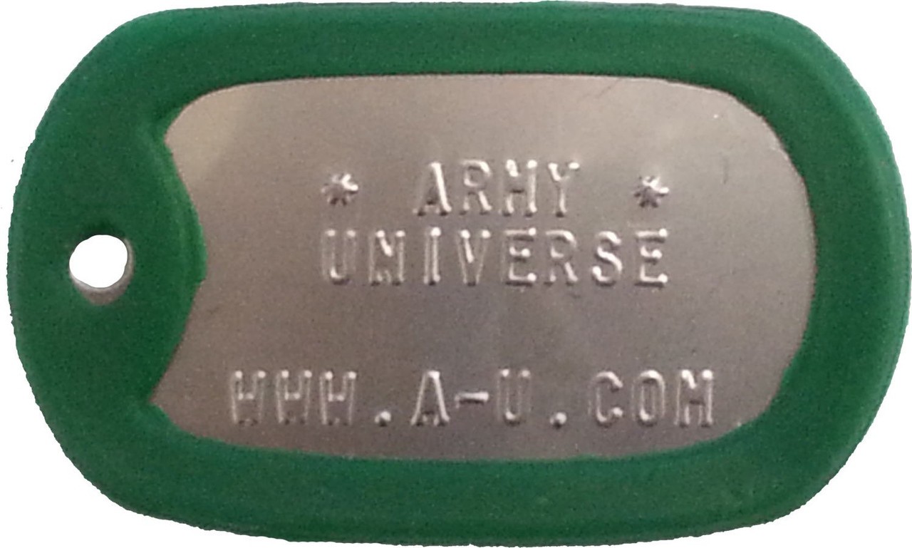 US Military Dog Tag Set ID Matte Metal ID Dog Tags Necklace Complete Set
