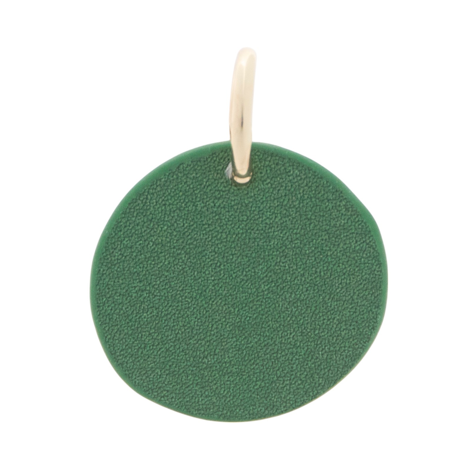 The Cuddle Collab Wear & Share Charm Faux Leather “V” Monogram in Dark Green