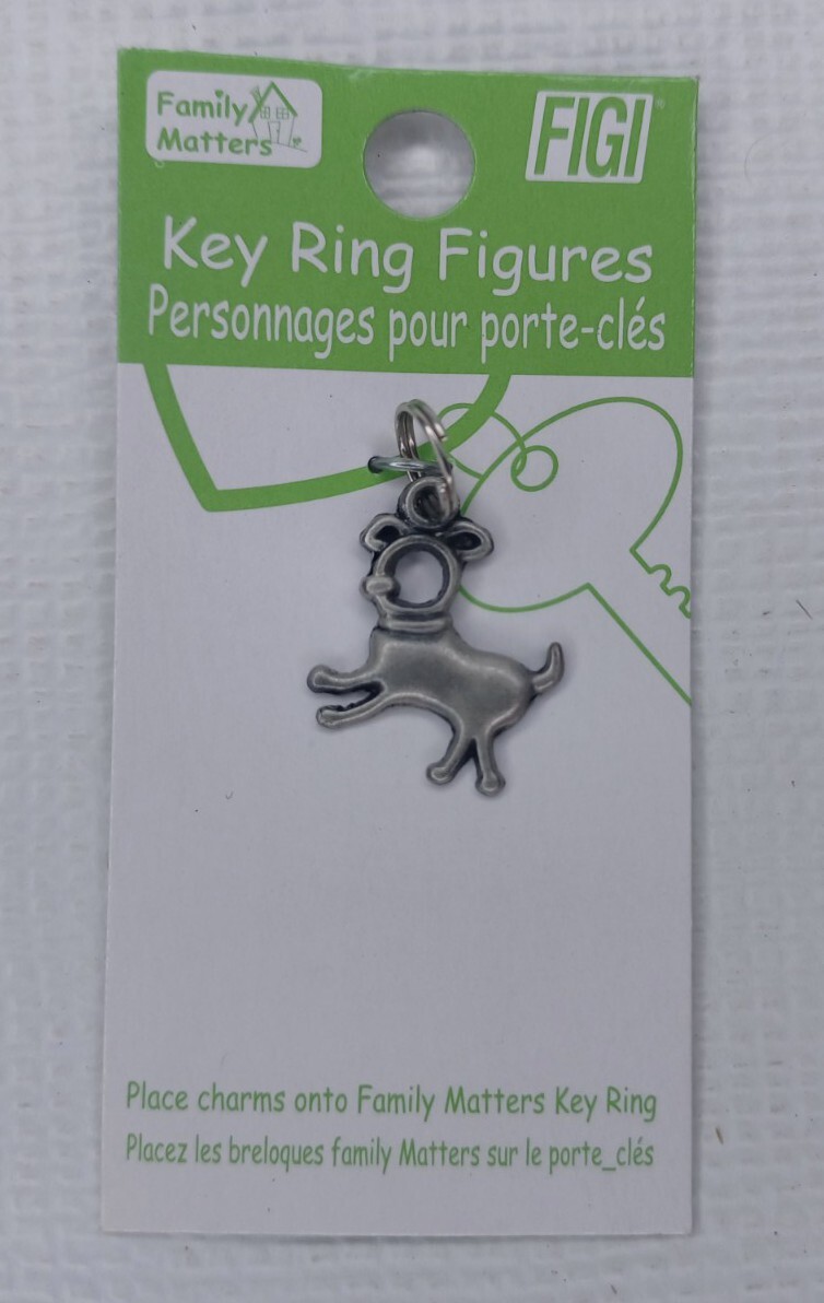 Figi Key Ring Figures Dog Attachment Dog Collar Or Keychain Charm