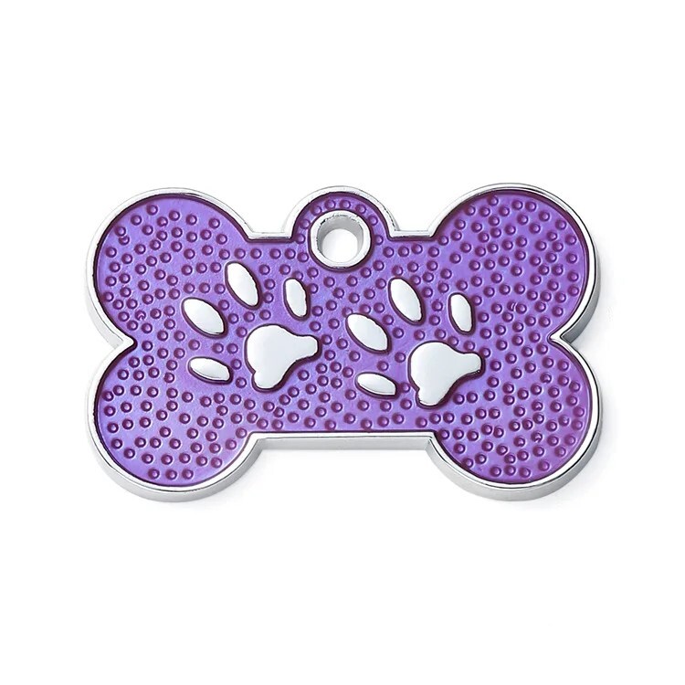 Bone-Shaped Personalized Pet Name Tags – custom dog id tags, collar dog name tag
