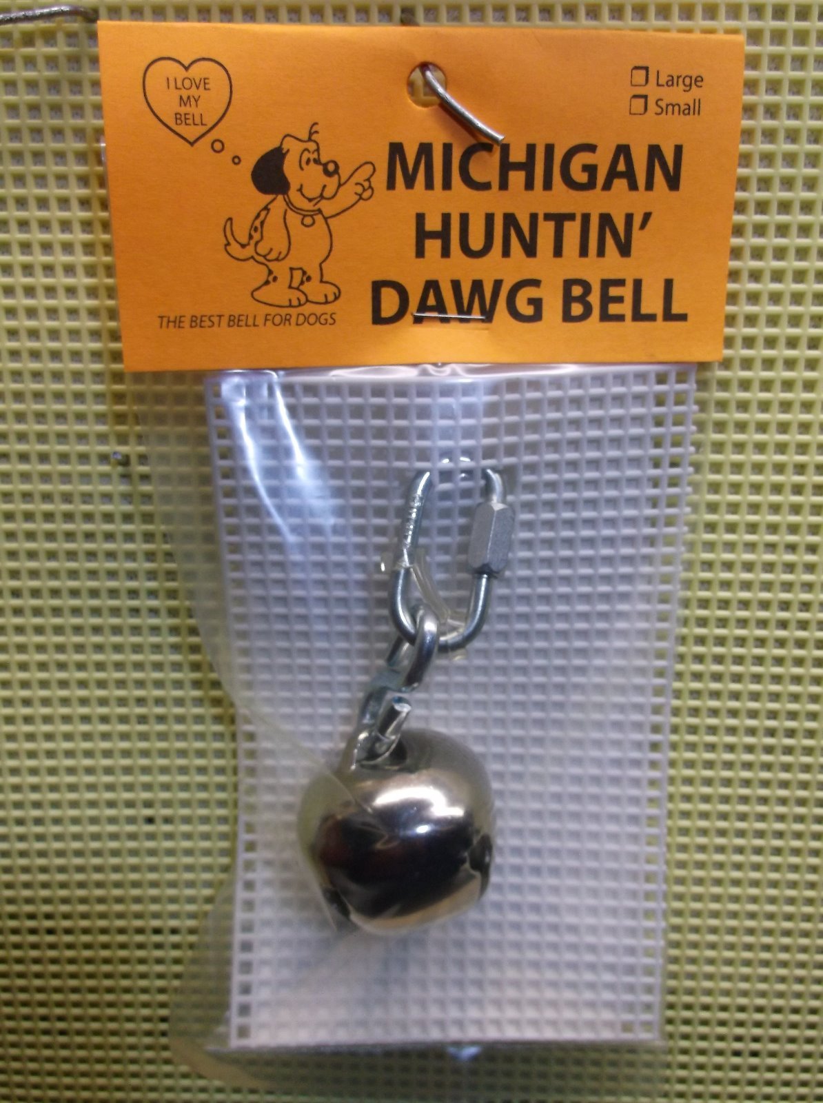 DOG BELL -“THE OLD FASHION MICHIGAN “HUNTIN ” DAWG BELL” YOUR CHOICE of SIZE