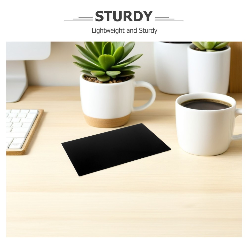10Pcs Blank Aluminum Name Plates Metal Tags for Engraving Office Or Business Use
