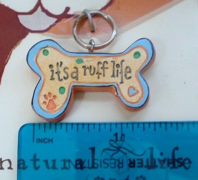 Natural Life Pet It’s A Ruff Life Dog Collar Charm
