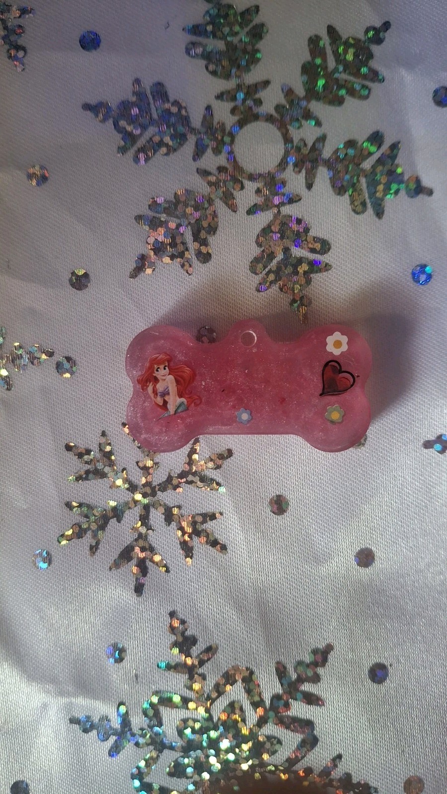 Resin Tag Dog Little Mermaid