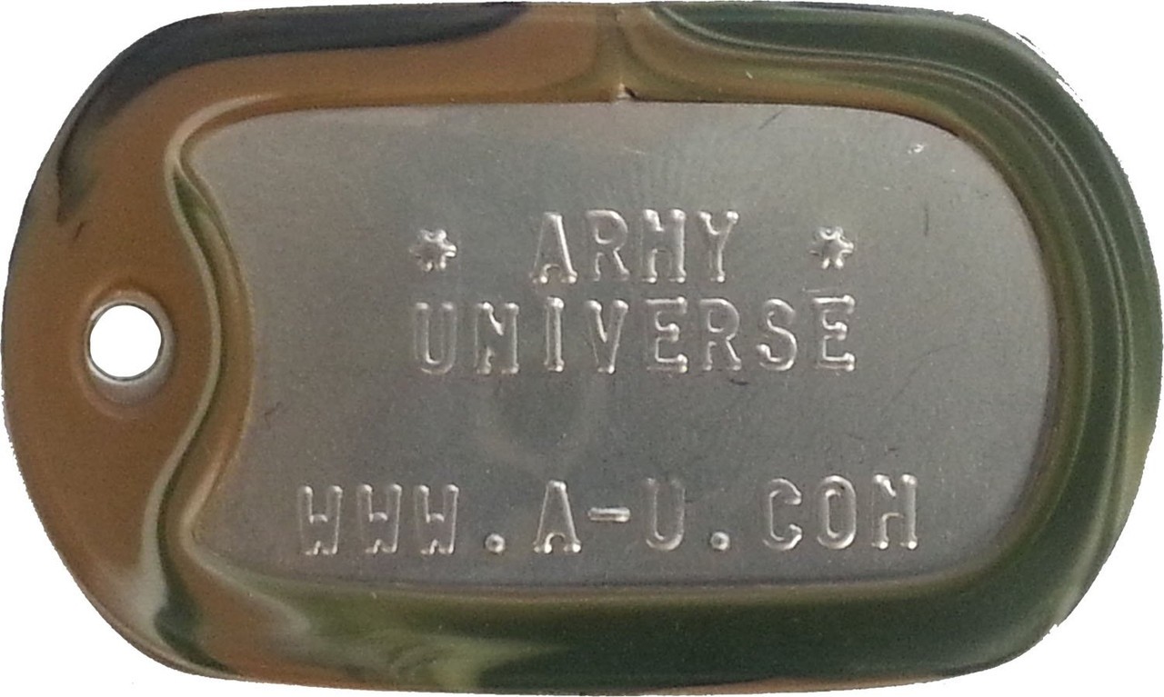 US Military Dog Tag Set ID Matte Metal ID Dog Tags Necklace Complete Set