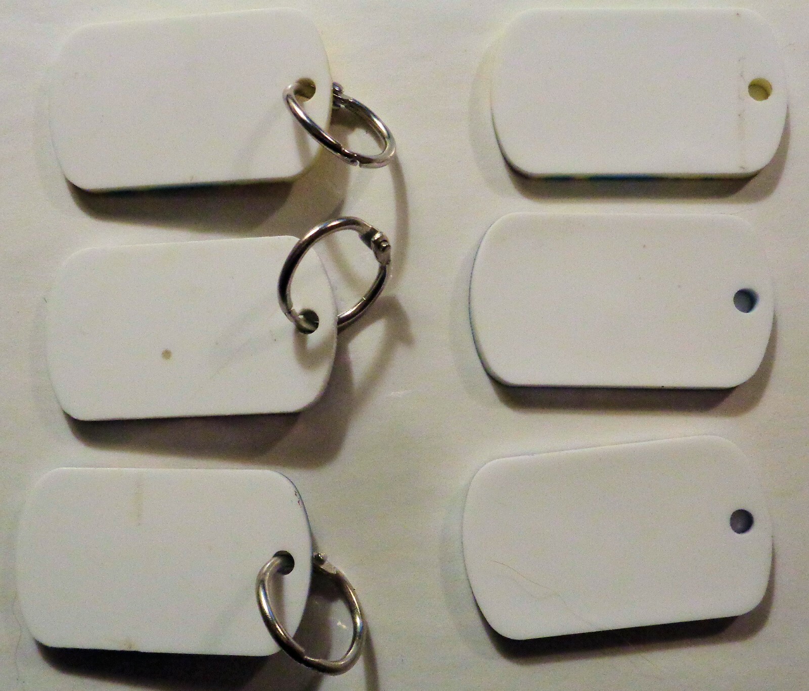 Blank Acrylic tags 3 / $1.00 Sublimation Ready READ DISCRIPTION
