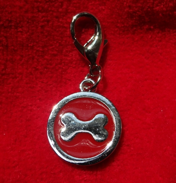 Dog Collar Charm by European Home Designs Metallic Customizable