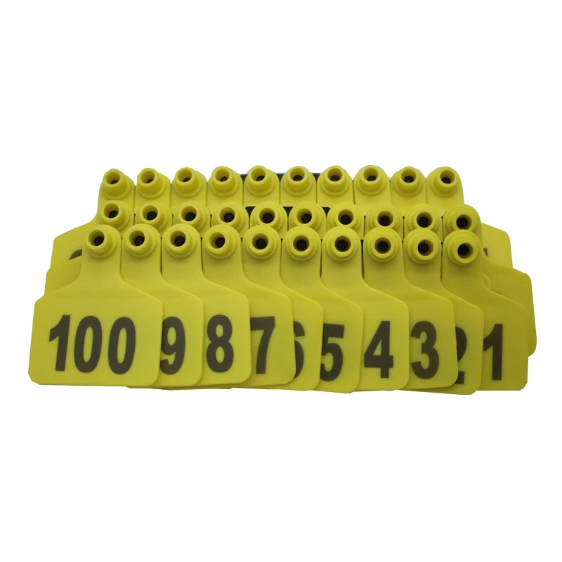 Cow Cattle TPU Ear Tag Signs with Word Ear Tags Farm Animal Identification Card
