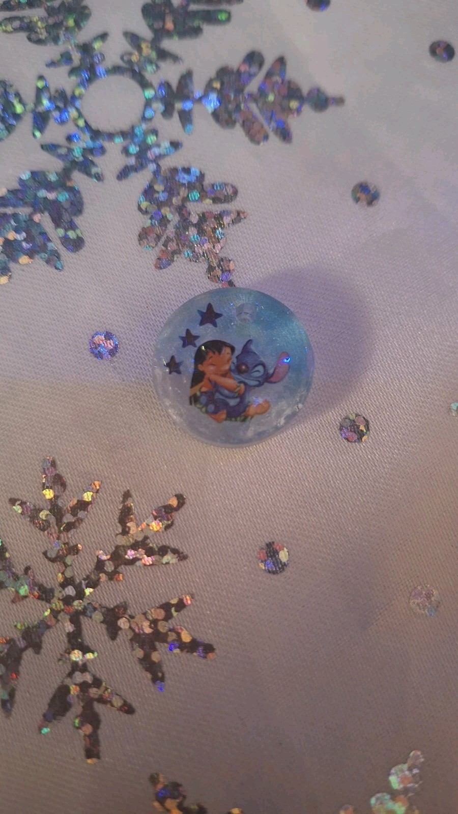 Resin Tag Dog mini Lilo y Stich