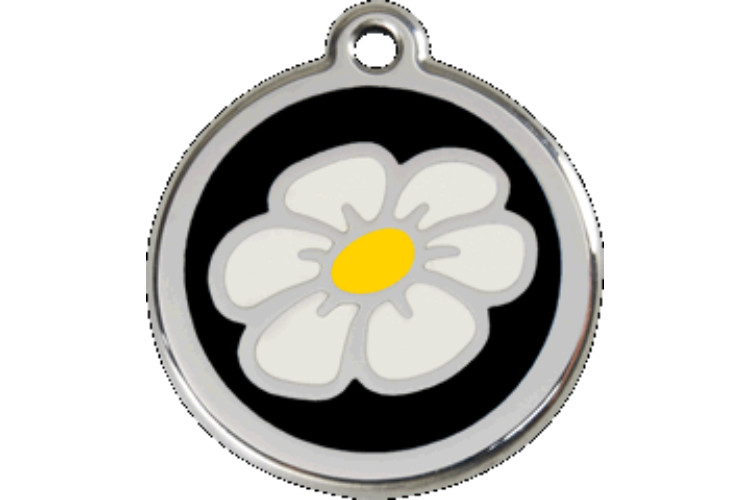 Red Dingo Dog Cat ID Pet Tag Engraved Free Shipping Life Guar Made USA Daisy