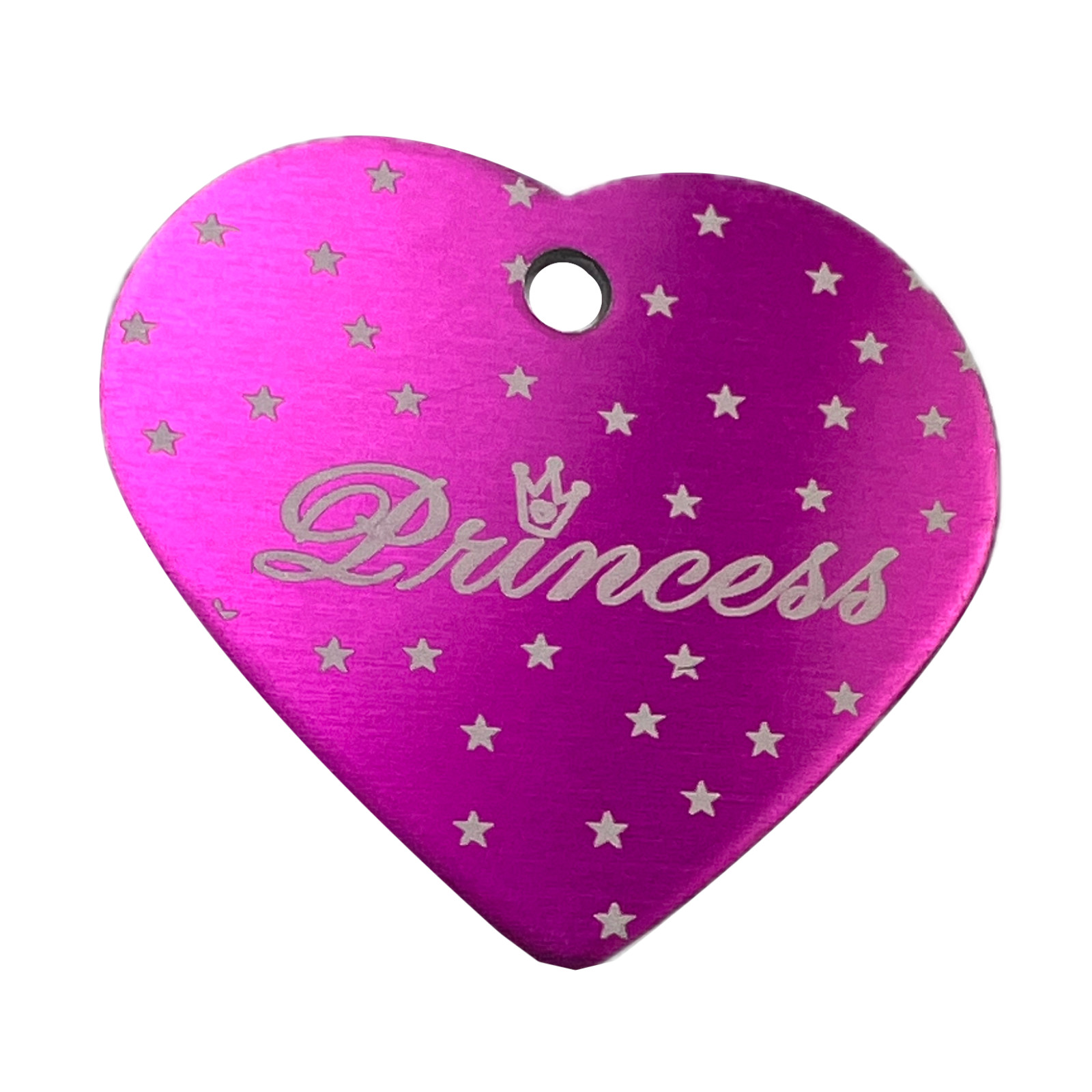 Custom Engraved Dog Tags Personalized Dog Collar Pet Tags Engraved PINK PRINCESS