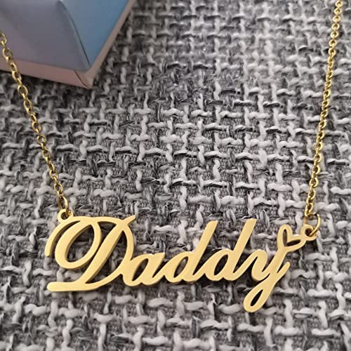Custom Pendant Name Necklace Customized Personalized Plated Name Briana Gold