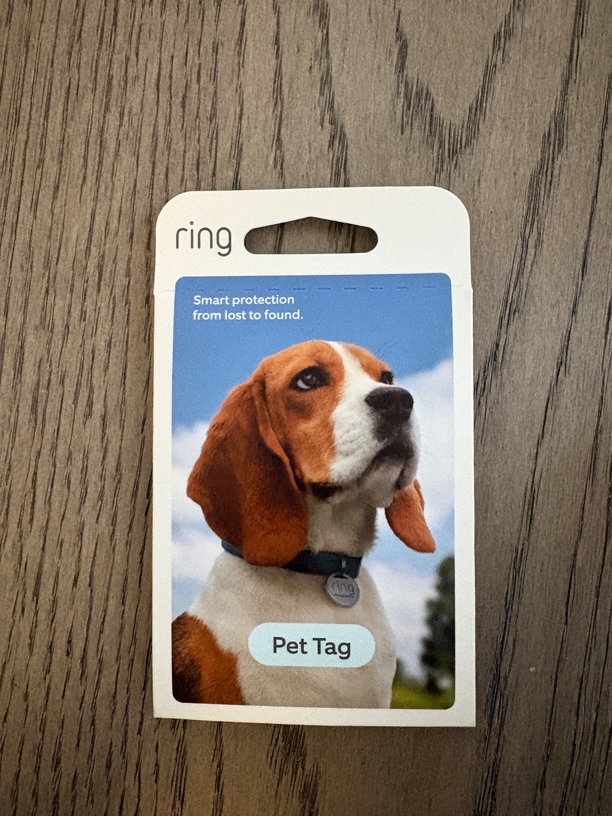 New Ring Pet Tag, Easy-to-use tag with QR code, Real-time scan alerts