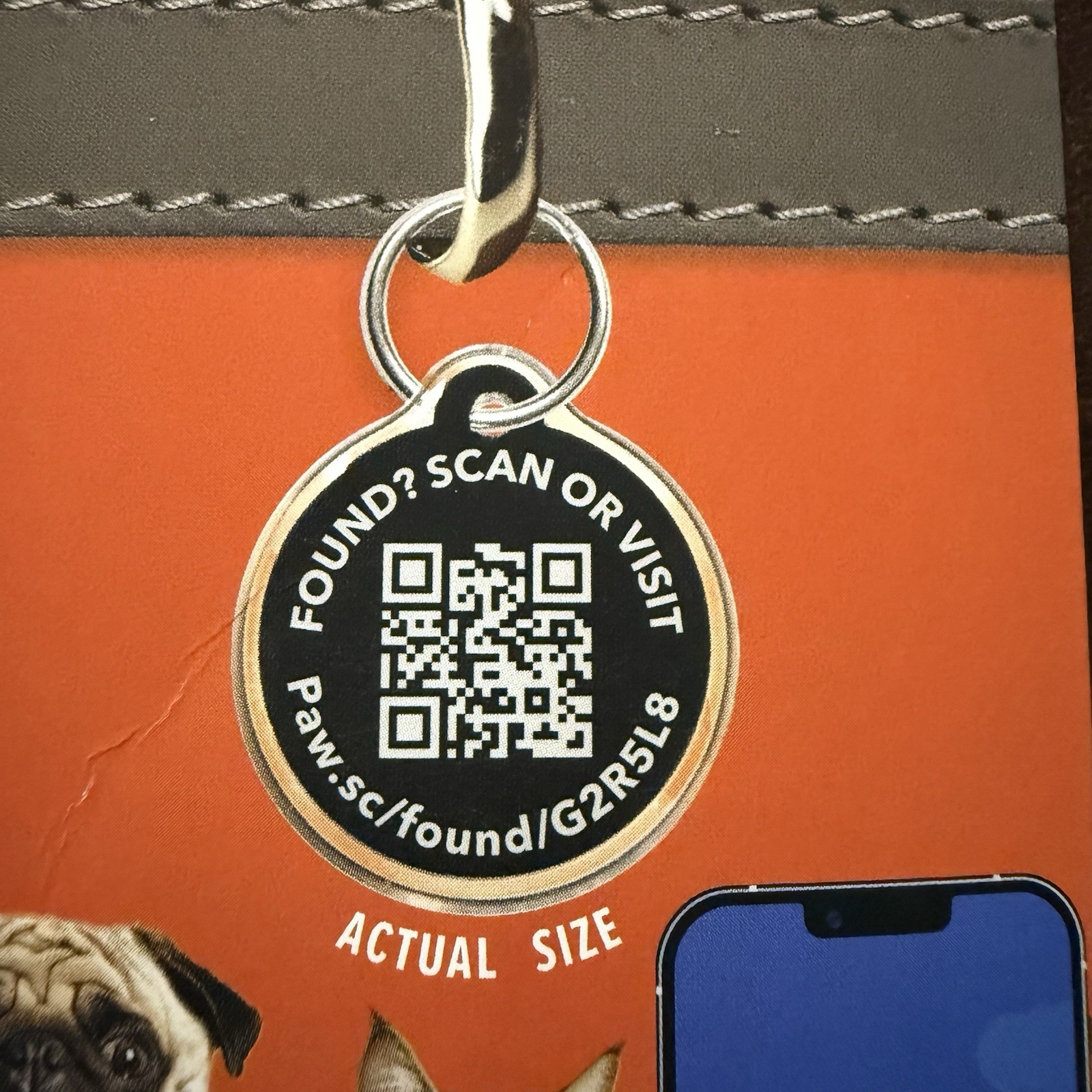 Pawscout QR The Smart Pet Tag Finder for Dogs and Cats Connects To Your Phone