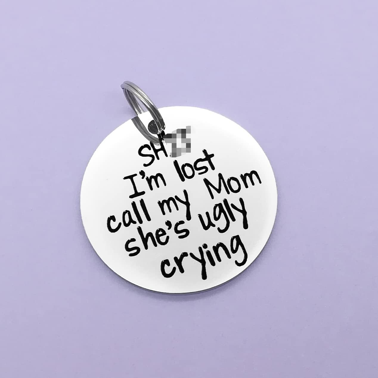 Funny Pet Tag Puppy Pet ID Tags for Cats Owner or Dog Lover Stainless Steel D…