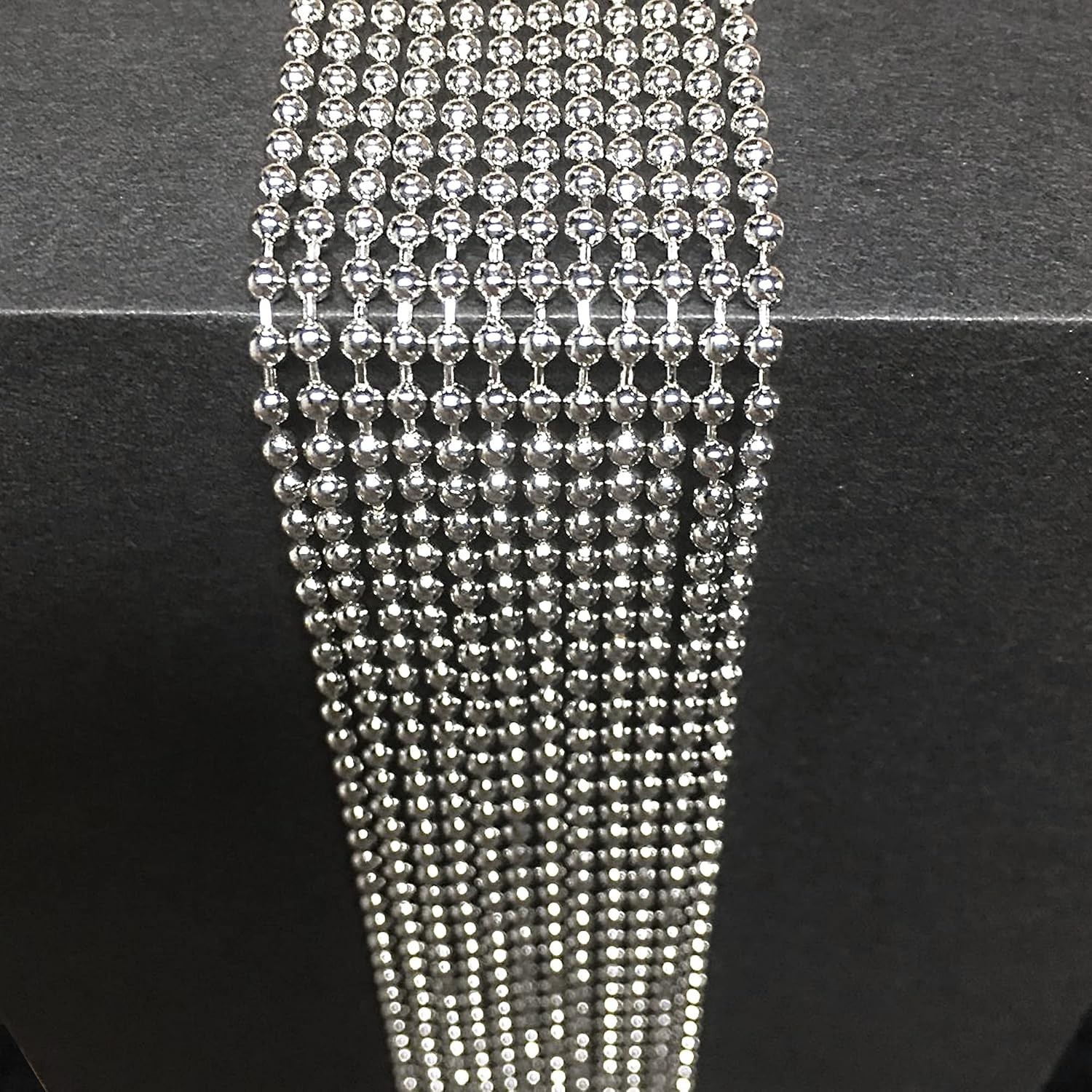 Craft Your Style: 50-Pack of 24” Long Beaded Necklace Chains for Jewelry Making