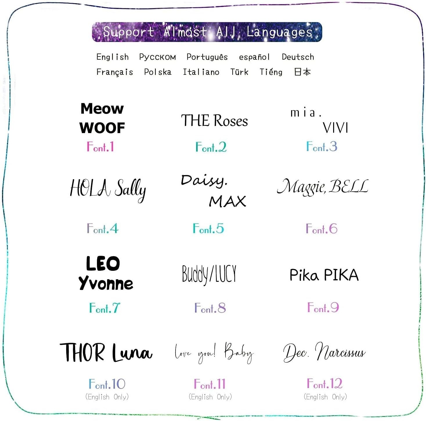 Cats Dogs ID Tags Personalized Lovely Symbols Pets Collar Name Accessories Simpl