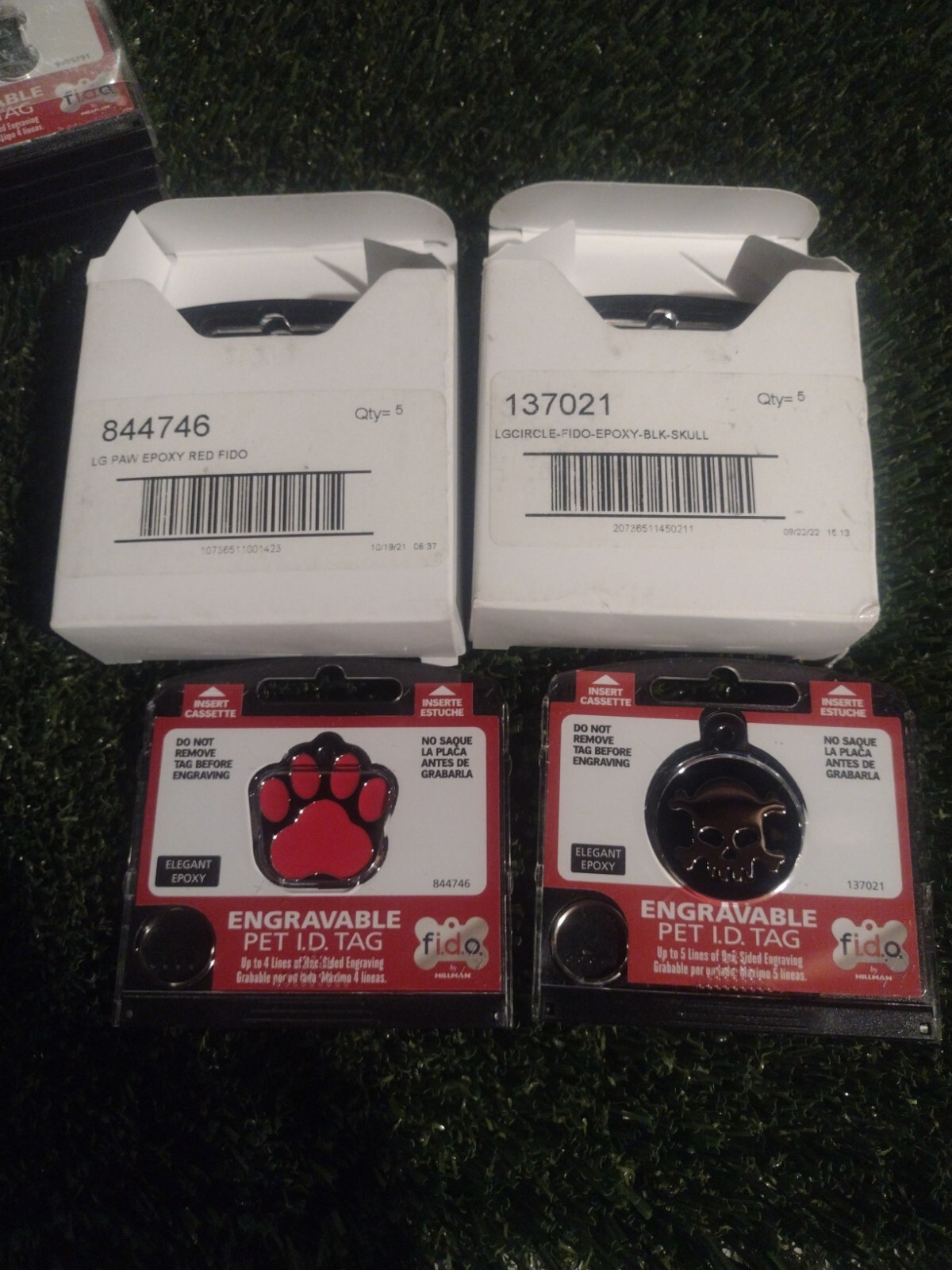 10PCS Engravable dog Pet I.D Tag