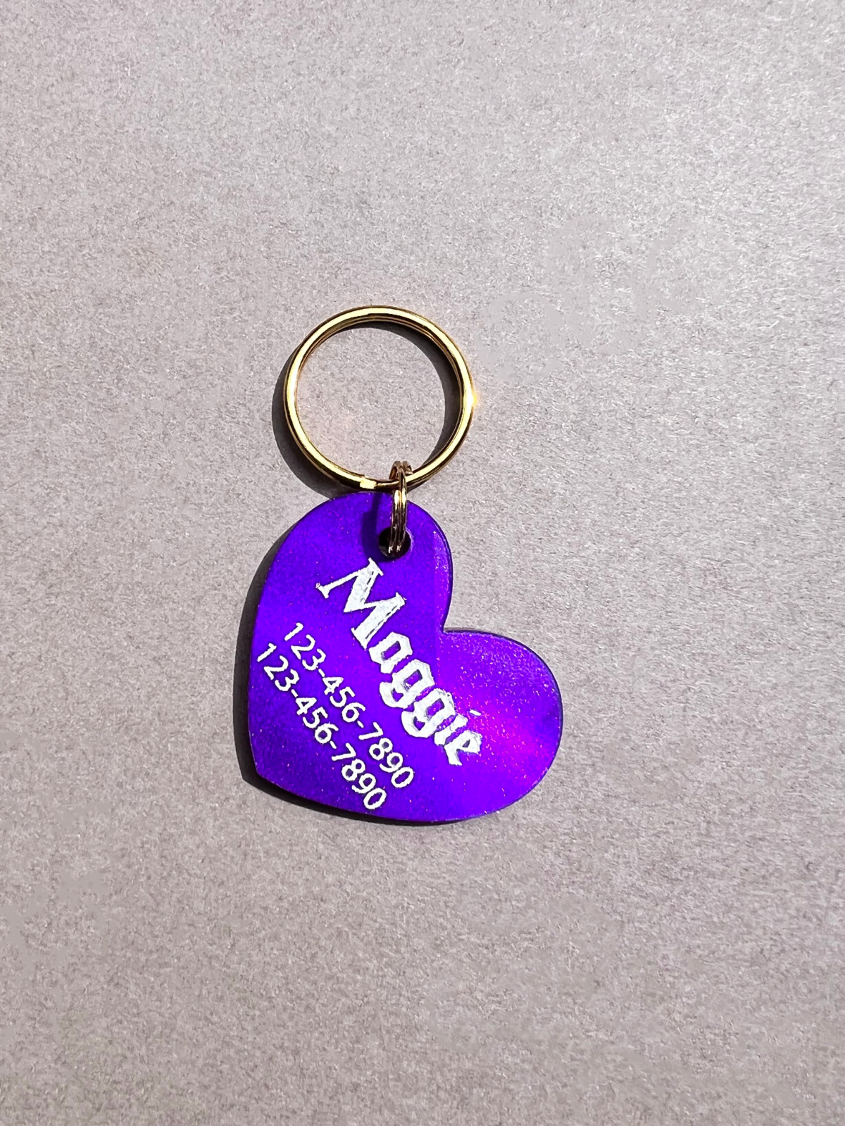Unique Gothic Pet ID Tags for Dogs and Cats, Custom Dog Tag, Cat Collar Tag