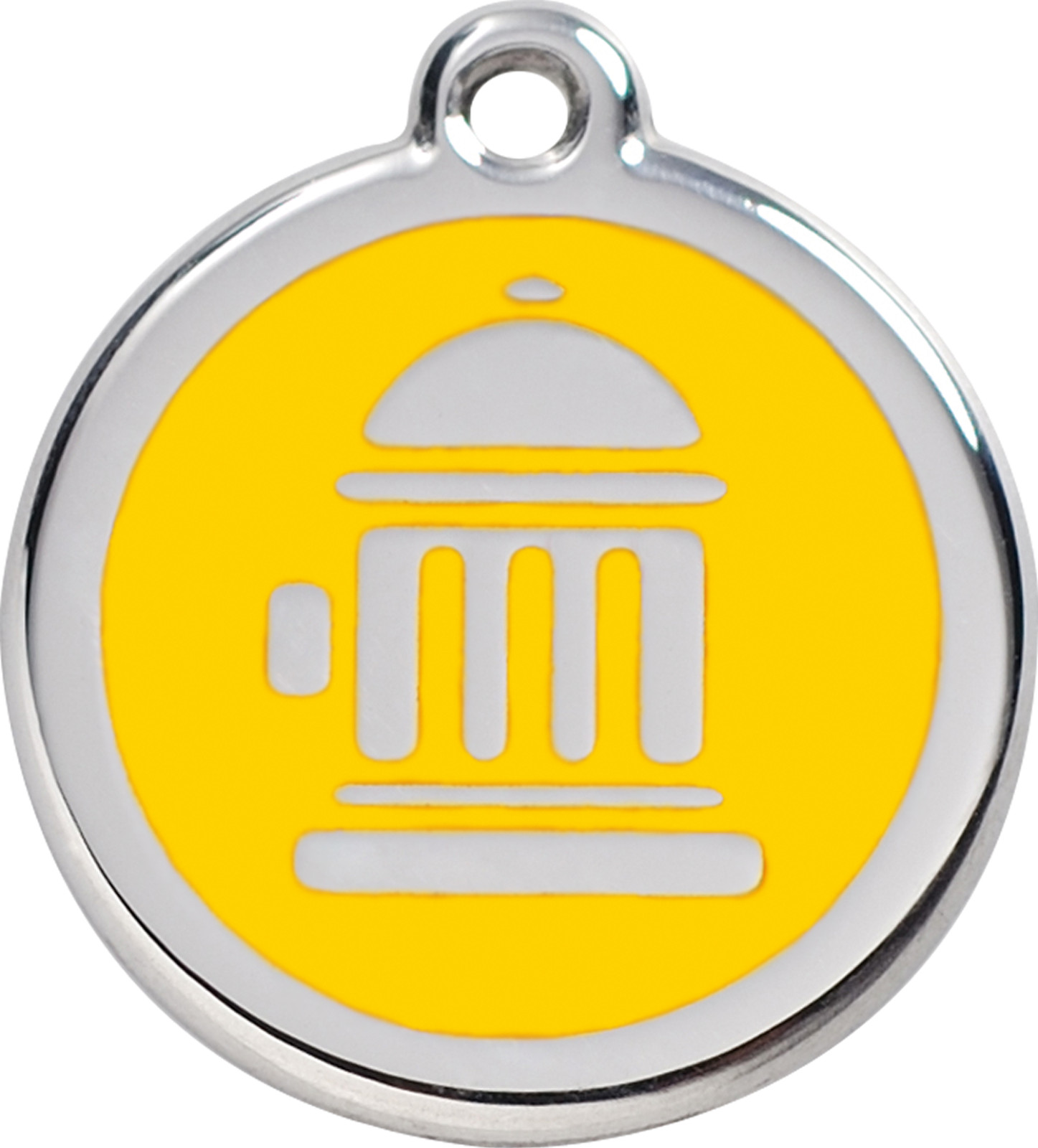 Steel Red Dingo Hydrant ID Dog Tag Black Purple Blue Green Yellow Red Pink