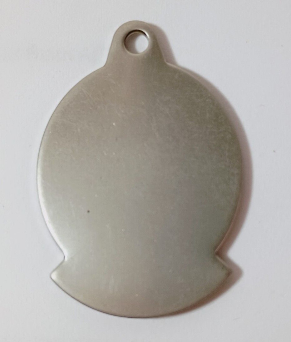 Metal Dog Breed Photo Tag. “Bassett Hound” For Dog Collar or Key Chain.